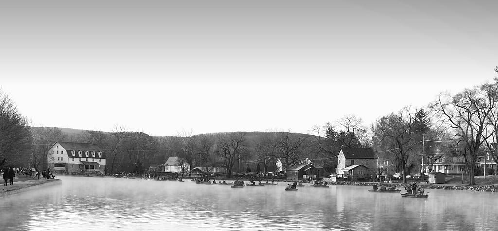 Black & White Image of Boiling Springs Pennsylvania