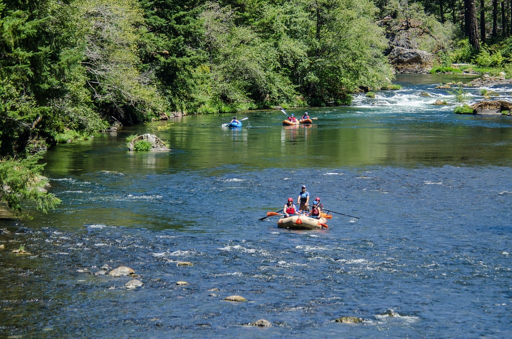 Riverbend, rafting and kayaking.