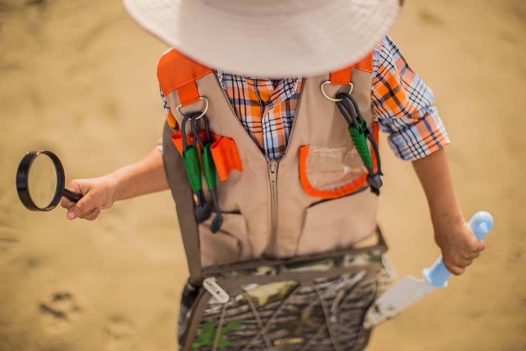 Kid enjoying fun activities