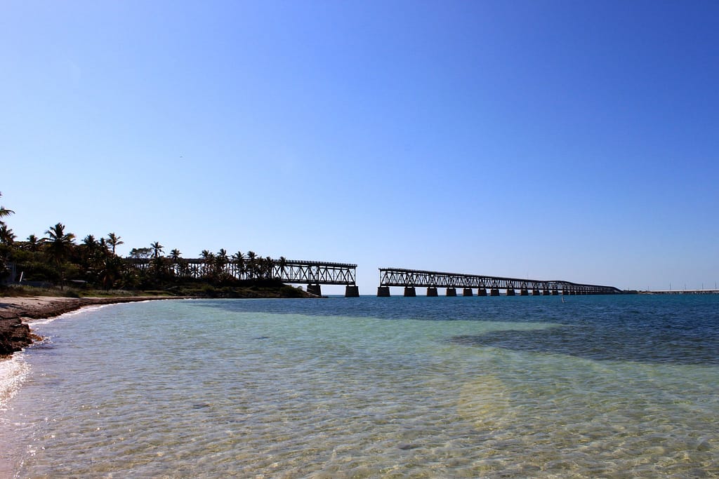 Bahia Honda State Park clear shore.