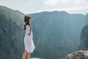 HIKING IN A DRESS