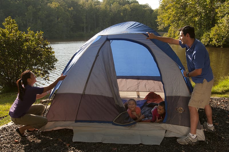 4 person cabin tent camping